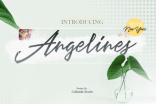Angelines Script: A Handwritten Font for Elegant Editorial Design