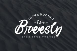 Breesly: A Traditional Handwritten Font for Digital Designers