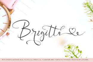 Brigitta: A Delicate and Sophisticated Script Handwritten Font