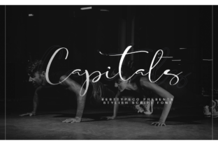 Capitals: A Handwritten Font for Editorial Elegance