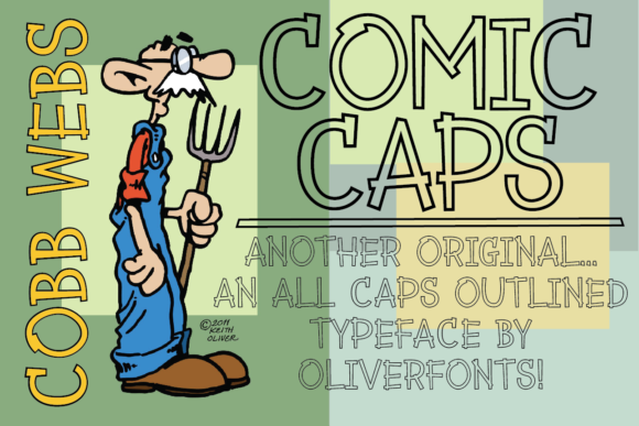 Comic Caps: A Free Display Font for Editorial Personality