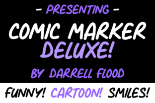 Comic Marker Deluxe: A Bold and Fun Font for Editorial Design