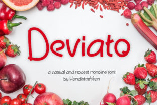 Deviato: A Simple Monoline Font for Elegant Branding