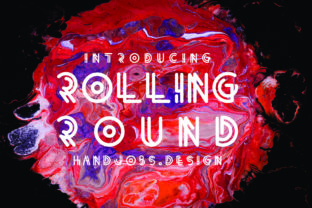 Discover Roling Round: A Bold and Fun Font for Crafters