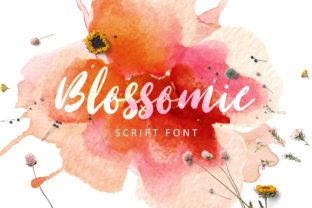 Discovering the Charm of Blossomie: A Handwritten Script Font