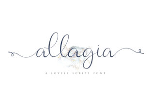 Enhance Your Brand with Allagia: A Classic Script Font