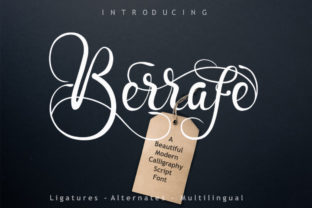 Enhance Your Campaigns with Berrafe: A Modern Calligraphy Script Font