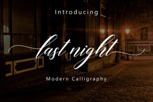 Enhance Your Craft with Last Night Script Font