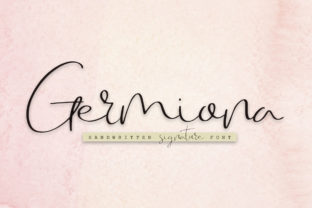Germiona: A Modern and Unique Script Handwritten Font