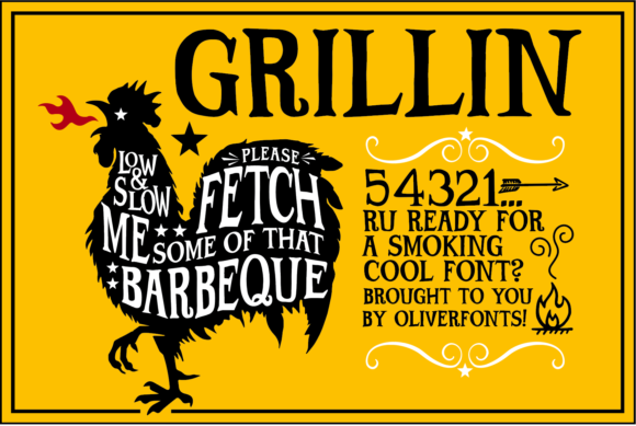 Grillin: A Fun and Powerful Display Font for Digital Creators