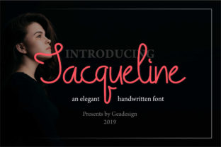 Jacqueline: A Charming Script Handwritten Font for Makers