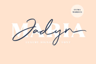 Jadyn Maria: Elevate Your Brand with a Luxurious Handwritten Font