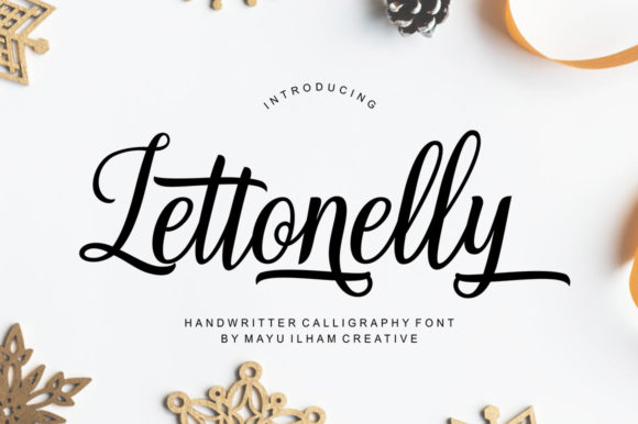 Lettonelly: A Premium Font for Polished Branding
