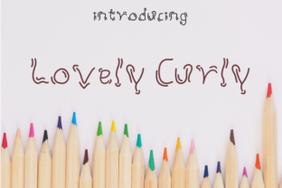 Lovely Curly: A Whimsical Decorative Font for Creative Design