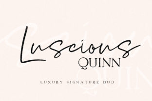 Luscious Quinn Duo: A Luxury Font Pair for Elegant Web Design