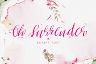 Oh Surrender: A Handwritten Script Font for Elegant Web Design