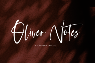 Oliver Notes: A Stylish Script Handwritten Font for Branding