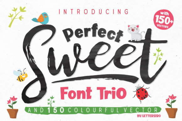 Perfect Sweet Trio: A Charming Font for Editorial Design