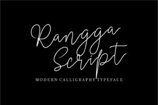 Rangga Script: A Romantic and Elegant Font for Editorial Design