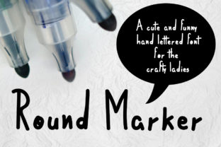 Round Marker: A Charming Font for Creative Makers