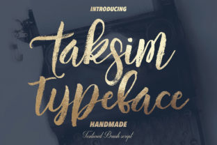 Taksim Font Review: A Brush Style Typeface for Creative Branding