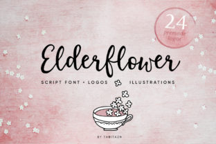 The Elderflower Font for Handmade Businesses and Crafters
