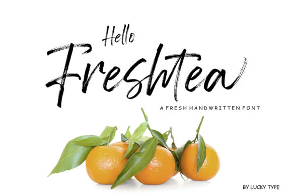 The Hello Freshtea Font: A Modern Script for Marketing Creativity