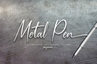 Unleash Creativity with Metal Pen Script Font